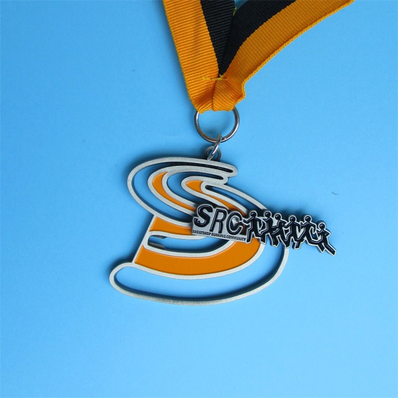 Designa din egen sportlegeringsmedalj med lanyardmedaljer sportmetall
