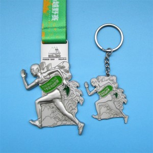 Kombination Medaljnyckel Turbo Metal Key Chain Medal
