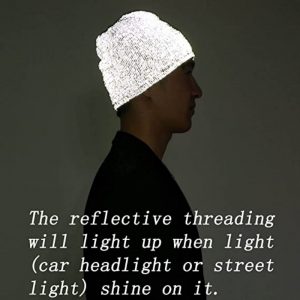 Regnbåge reflekterande stickad hatt