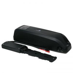 36V 48V Anpassa litiumbatteri, elektriskt cykelbatteri, downtube -stil