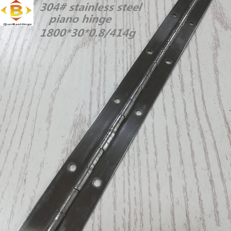Standardstorlek lång gångjärn 304#72 '' rostfritt stål piano gångjärn kontinuerligt rad skåp piano gångjärn