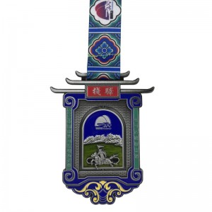 Unik design Anpassad logotyp 4D Sport Medallion Metal Commemorative Medals