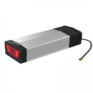 Hot Sale bakre rack litium ebike batteri bms uppladdningsbart 18650 batteri 36v 48v 52v 10Ah 20AH för elektrisk cykel