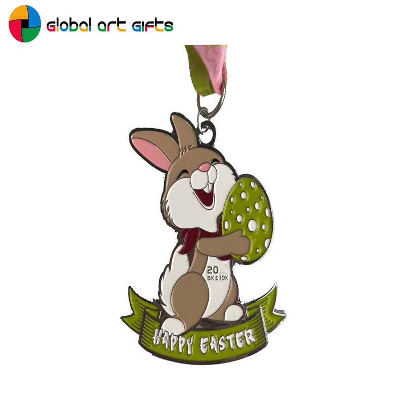 Festliga gåvor Anpassade medaljer Easter Bunny&Easter Egg MedalS