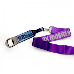 Metallmedalj med flasköppnare Anpassad metallguldmedalj