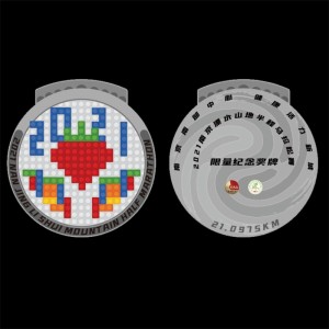 Anpassad rasmedaljkul Lego -medaljer Sportmedaljer