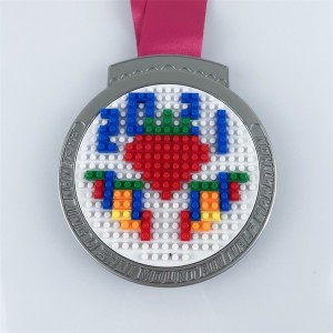 Sportmedaljer och band för simning av volleybollgymnastik