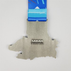 Commemorative MedalS Zinc Eloy Casting Map for City Corporate Event Awards