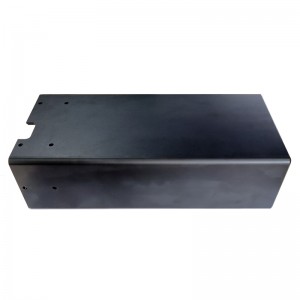 Svart anodiserade extruderade profiler, CNC-fräsning med hög precision delar