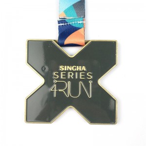 Guldmedaljonghalsbandsmedaljer Vinter -OS 2022 Gjutjärnmedalj