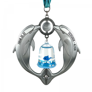 Antika medaljer Rebin Design Gold Plated Medal Circle Charm