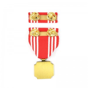 Hard Emamel Pin Medallion Die Cast Metal Badge 3D Aktivitetsmedaljer och utmärkelser hedrar medaljer med kort band