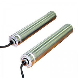 Rakt genom 50/60 miniatyr elektrisk rullgc borstlös 24V galvaniserad motor 220V 380V rostfritt stålrulle