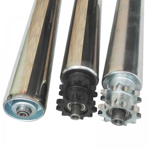 Liten kedjehjul elektrisk rulldiameter 38/50/60/76 Synkron bälte multi kilbälte o-ring kedjehjul galvaniserad kraftrulle