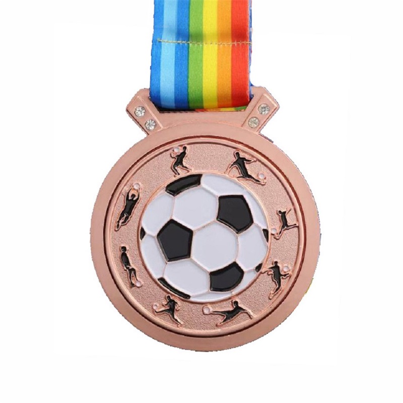 3D Custom Made Soccer Glitter Football Medal