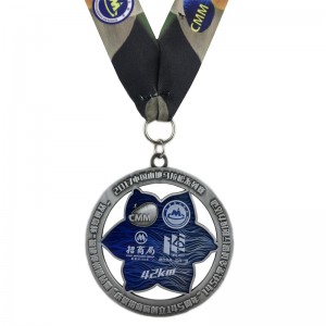 Utmärkt kvalitet Custom Metallic Running Medal for Marathon Sport Event Soft Emamel Medallions