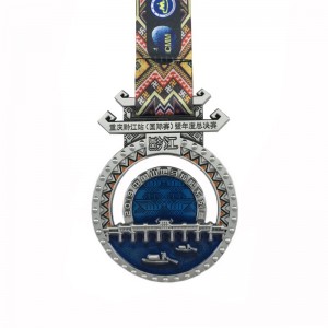 Utmärkt kvalitet Custom Metallic Running Medal for Marathon Sport Event Soft Emamel Medallions