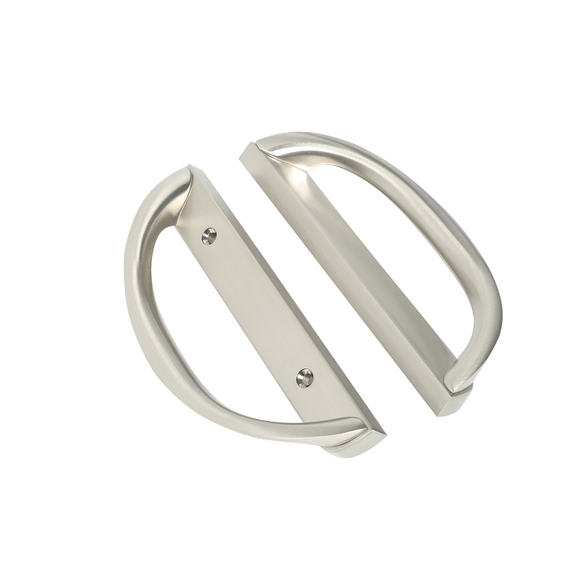 Glidande uteplatsdörrhandtag, D-form, icke-keyed (passar 3-15/16 ”hålavstånd)