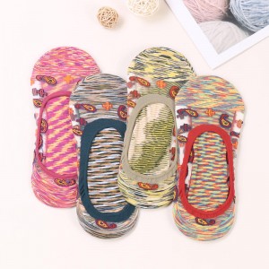 Summer Hot Sale Invisible Colorful Fashion Crystal Silk Low Cut Women Transparenta strumpor