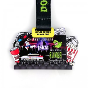 Metall- och tilldelningsmetallmedaljanpassad metallskuren medalmetal