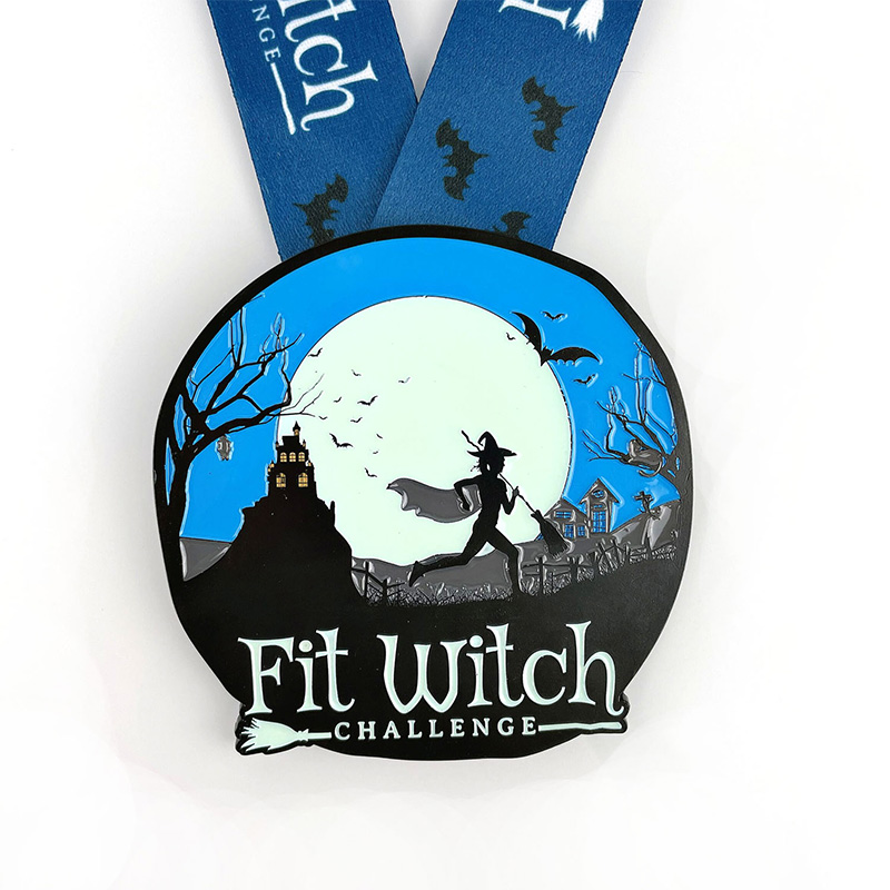 Anpassad Halloween medalje Halloween Run MedalS Night Run Medals Finisher MedalS Marathon Medals