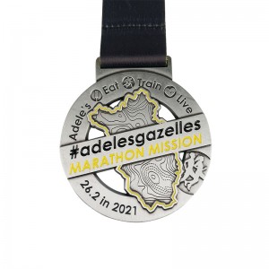 Anpassade medaljer snabbt ihåliga medaljer Anpassad metall zinklegering