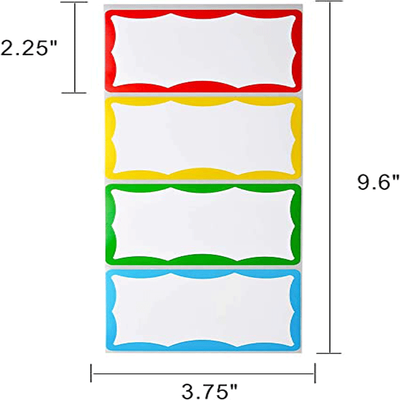 handskrivna klistermärken DIY -klistermärken