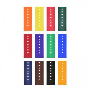 Mjuk silikonrem för att titta på vattentätt klockband