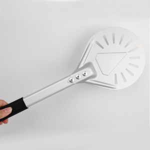 Revit montering 7inch/8Inch/9inch perforerad aluminium pizza peel pizza spade pizza spatula pizza paddel