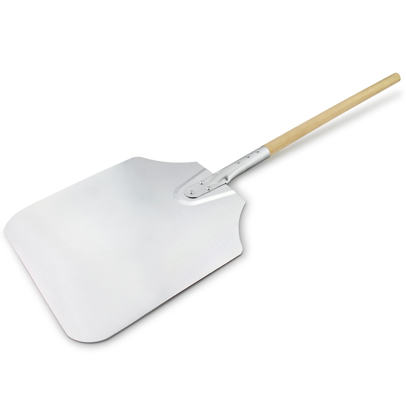 Trähandtag 12nch/14inch/16inch aluminium pizza peel pizza spade pizza spatula pizza paddel