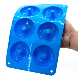 Silikon Donut -formar - Nonstick Silicone Donut Pan Set, Just Pop! Värmesbeständig, gör perfekta donutkakakakbaglar, BPA -fri, diskmaskin säker