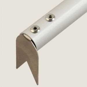 Turning Pizza Forks Pizza Turner Aluminium Handle Bakeware robust lätt att lagra&överföringskök och bakverktyg, silver