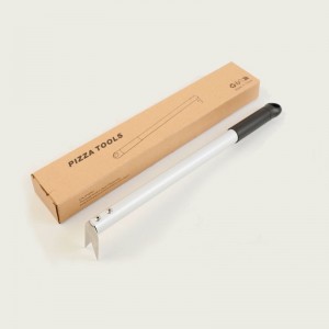 Turning Pizza Forks Pizza Turner Aluminium Handle Bakeware robust lätt att lagra&överföringskök och bakverktyg, silver