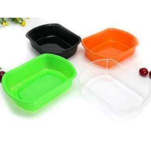 Färgglad fruktbricka utan lock 170*125*38 mm hgf-024