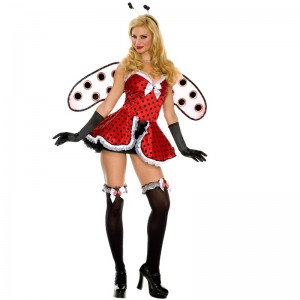 Lovely Lady Bug Costume Animal Costumes Wholesale From Party Sexy Cosplay Factory Leverantör för Halloween Party Carnival