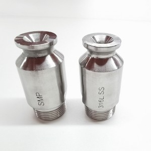 Industrial rostfritt stål vidvinkel SMP -serie Full Cone Spray Munstycke, SMP -munstycke