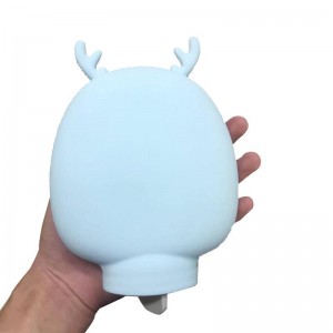 Silikon termosflaska, varmvattenflaskor för smärtlindring, menstruationskramper,nacke och axlar, varmt och kallt förpackning för varm och kall terapi och fot varmare, silikon termosflaska med mjukt lock