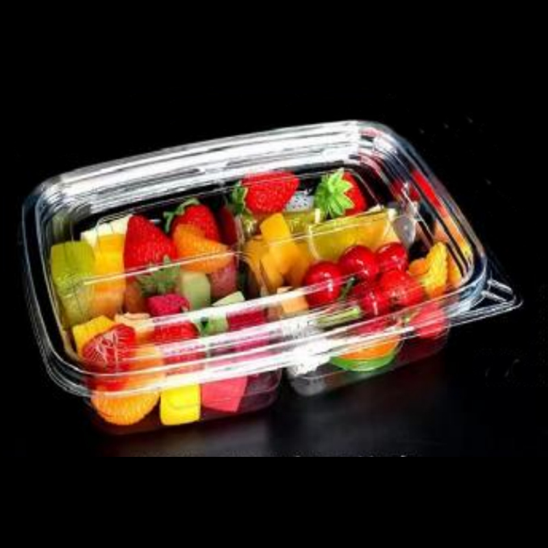 Fyra-Compartment Salad Box Bottom 245*175*45 mm hgf-fg4