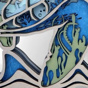 3dwooden hantverksdekoration