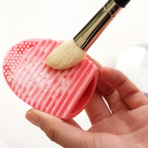 Makeup Brush Cleaner Mat Silicone Cosmetic Cleaning Pad Washing Scrubber Board Makeup Egg Washing Tool