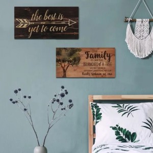 Personlig konst hantverk träskylt dekoration träskylt