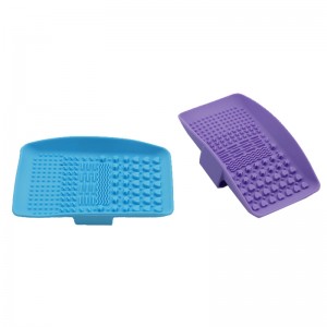 Silikon Makeup Brushrengöringsmatta, Makeup Brush Cleaner, Portable Makeup Brush Cleaner Pad, Cosmetic Brush Washing Tool