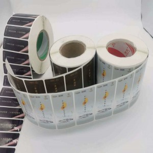 Anpassa produktbeskrivning klistermärkeetiketter