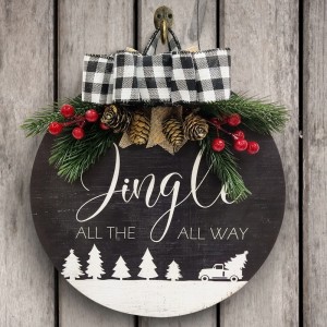 Dekorativt hem sång väggkonst tryckt hem dekoration trä skyltbräda