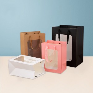 Öppna fönstergåva papperspåse