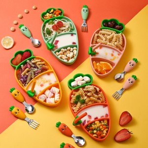 Radish middagsplatta silikonbarn