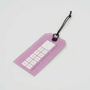 Taggetikettutskriftskläder Tagga design och produktion