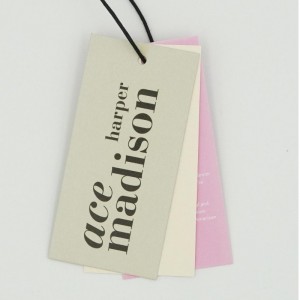 Hangtag anpassad tryckning