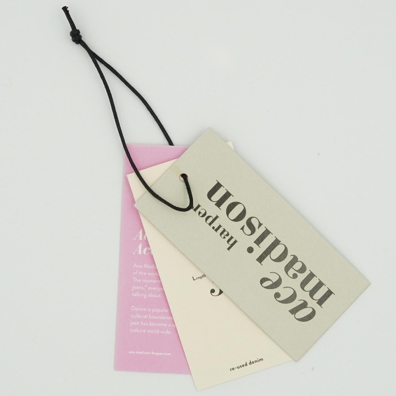 Hangtag anpassad tryckning