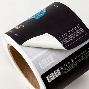 vinetikettklistermärke